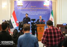  نشست خبری روسای کمیسیون اقتصادی مشترک ایران و سوریه